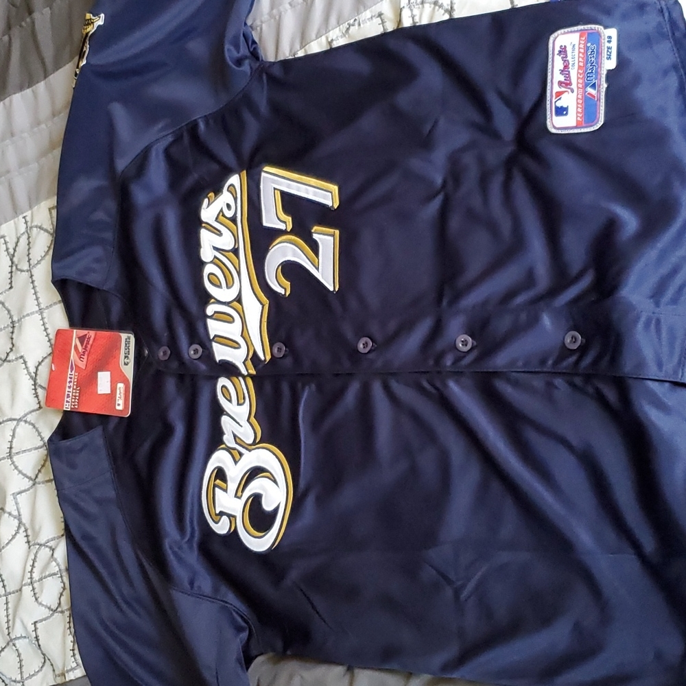 Milwaukee Brewers Gomez Jersey